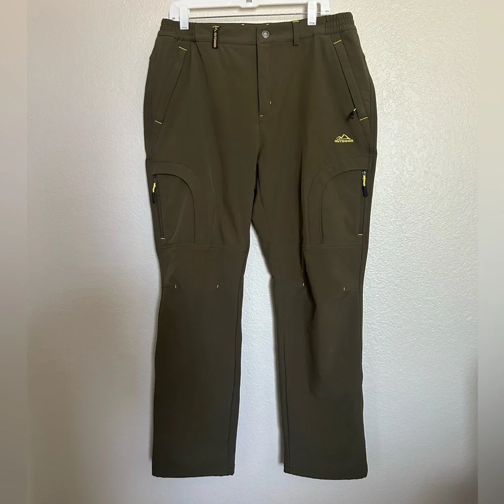 Magcomsen men’s pants 5 zip pocket for cold weather. Sz 36 waist